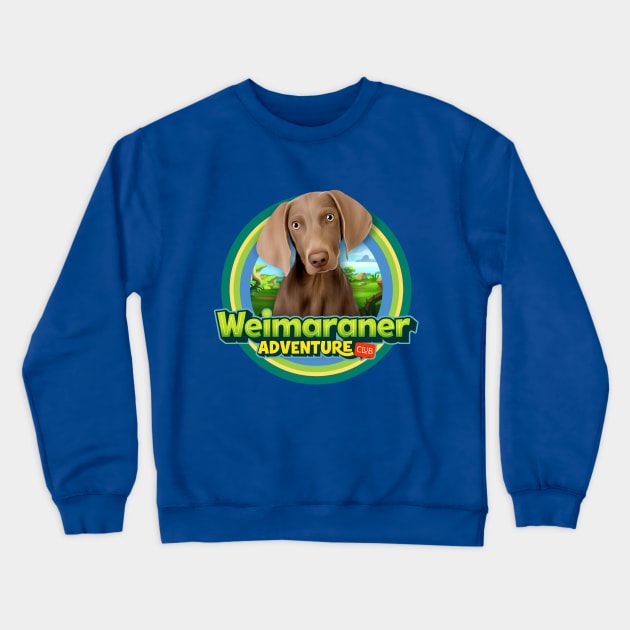 Weimaraner dog Crewneck Sweatshirt by Puppy & cute